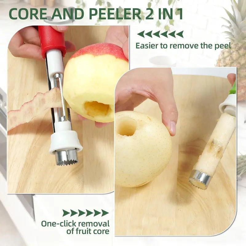 2-in-1 Apple Corer and Peeler Tool - image 5