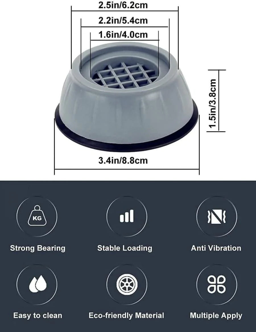 Anti-Vibration Washing Machine Pads - Pack of 4 - image 5