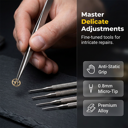 Complete 72-Piece Watch Repair Tool Kit - image 5