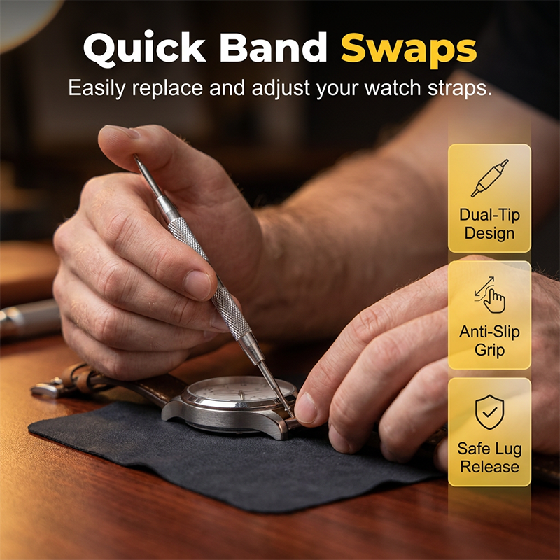 Complete 72-Piece Watch Repair Tool Kit - image 6