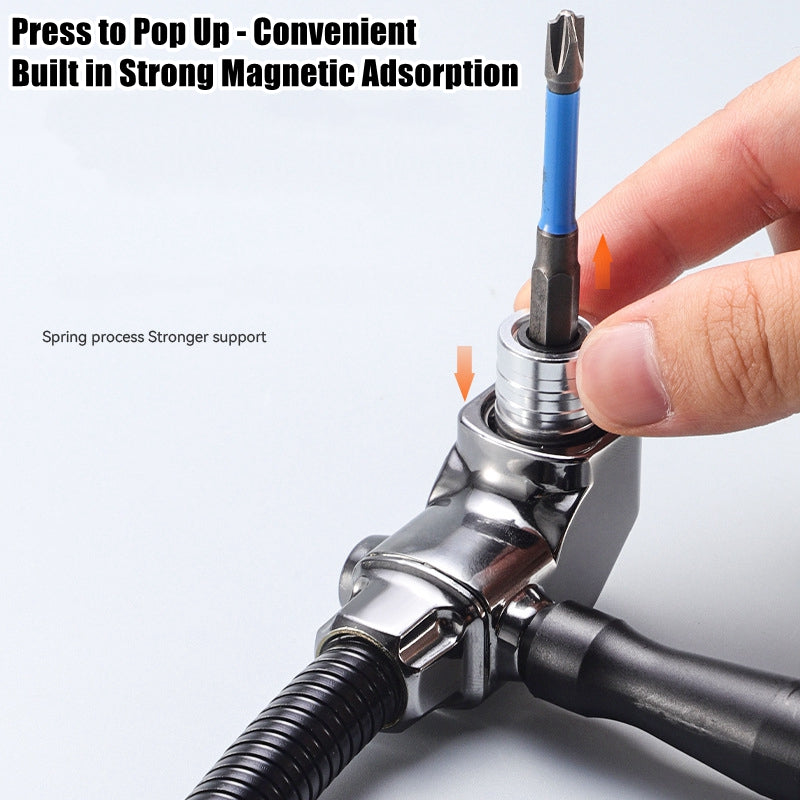 Flexible 90 Degree Right Angle Drill Attachment - image 5