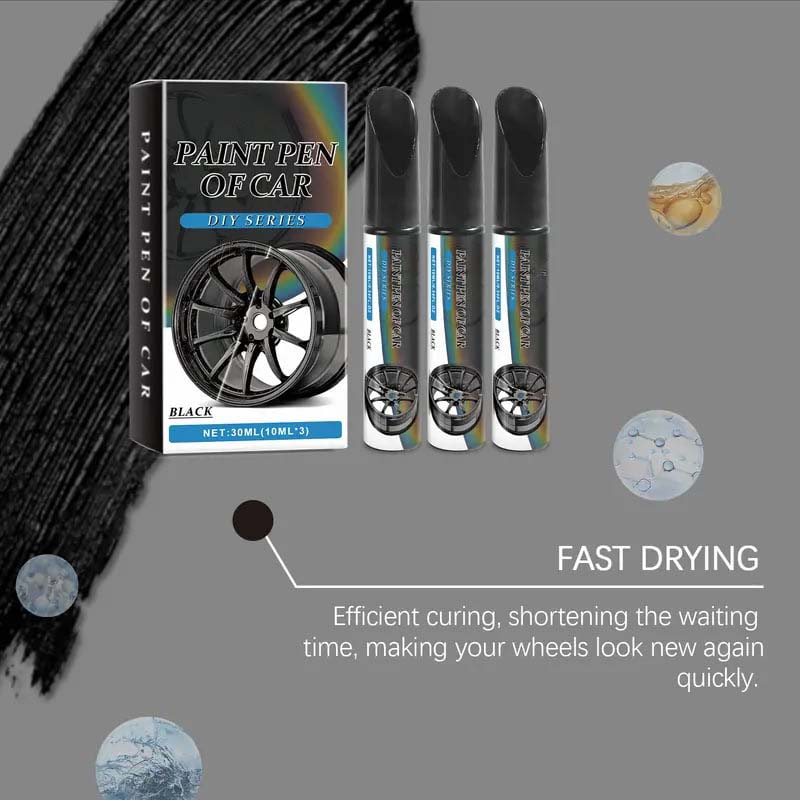 Wheel Scratch Repair Paint Pen - 3 Pack - image 3