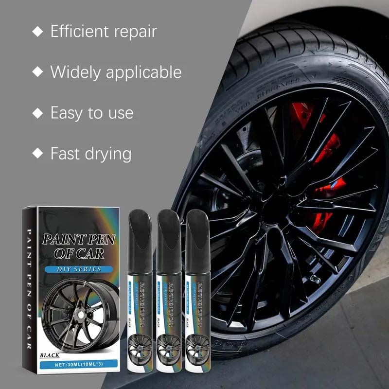 Wheel Scratch Repair Paint Pen - 3 Pack - image 4