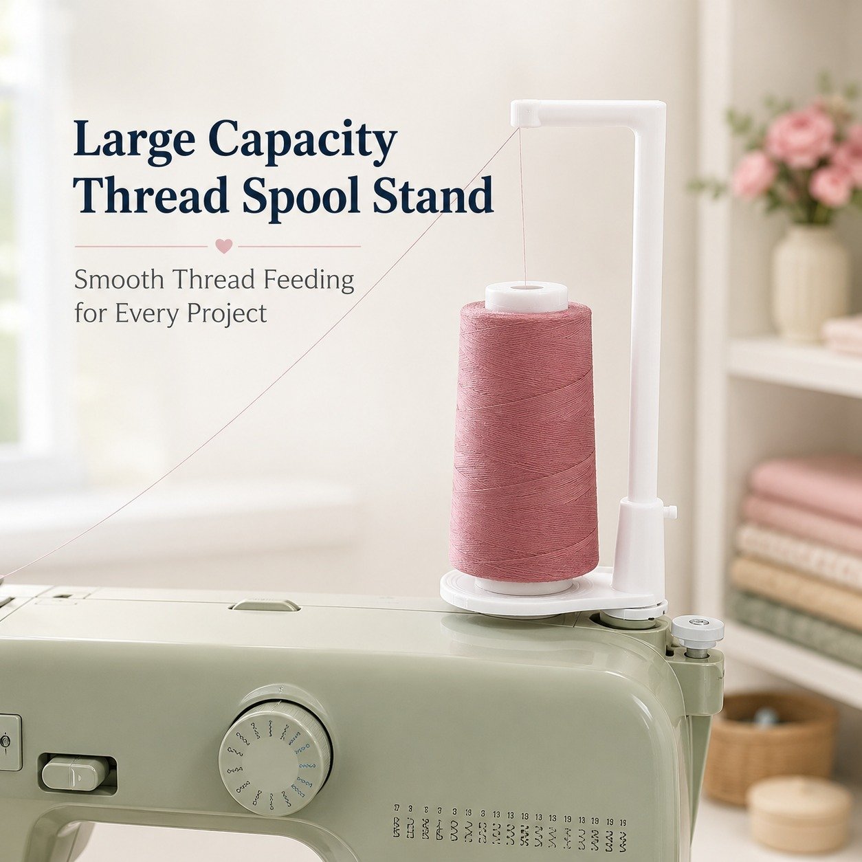 Large Capacity Sewing Thread Spool Stand - image 3