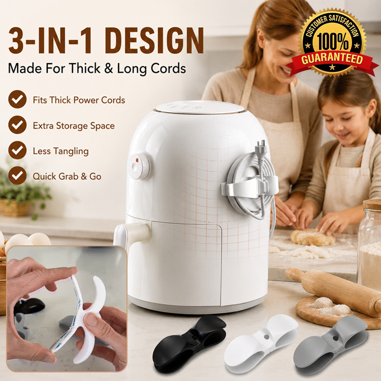 Stick-On Appliance Cord Organizers – 4 Pack – product image 2