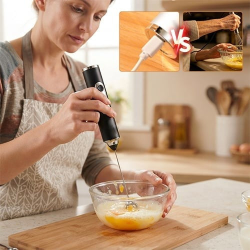 3-Head Electric Milk Frother and Egg Beater – product image 4