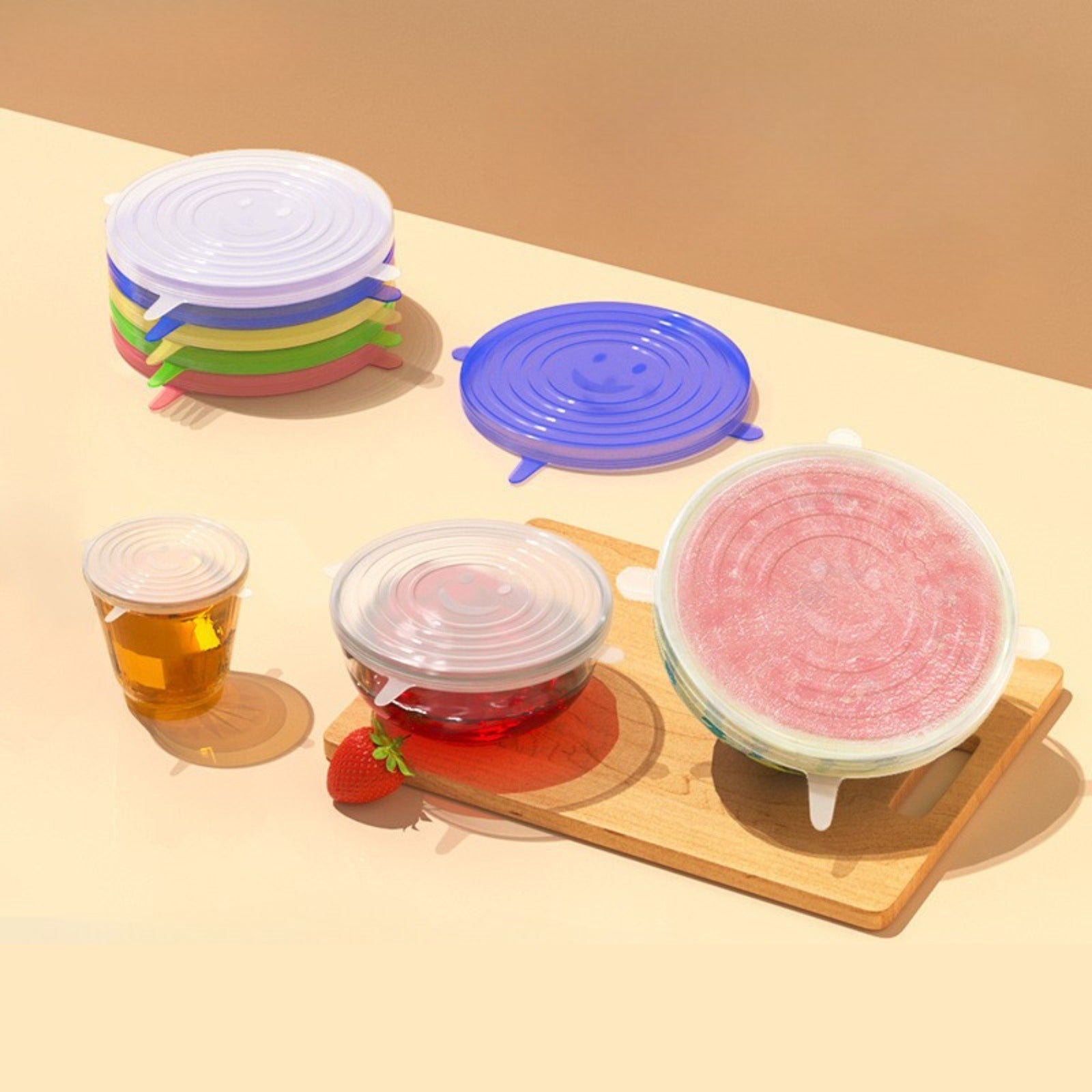 Reusable Silicone Stretch Lids – 6 Piece Set – product image 1
