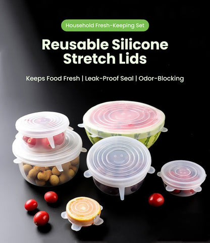 Reusable Silicone Stretch Lids – 6 Piece Set – product image 3