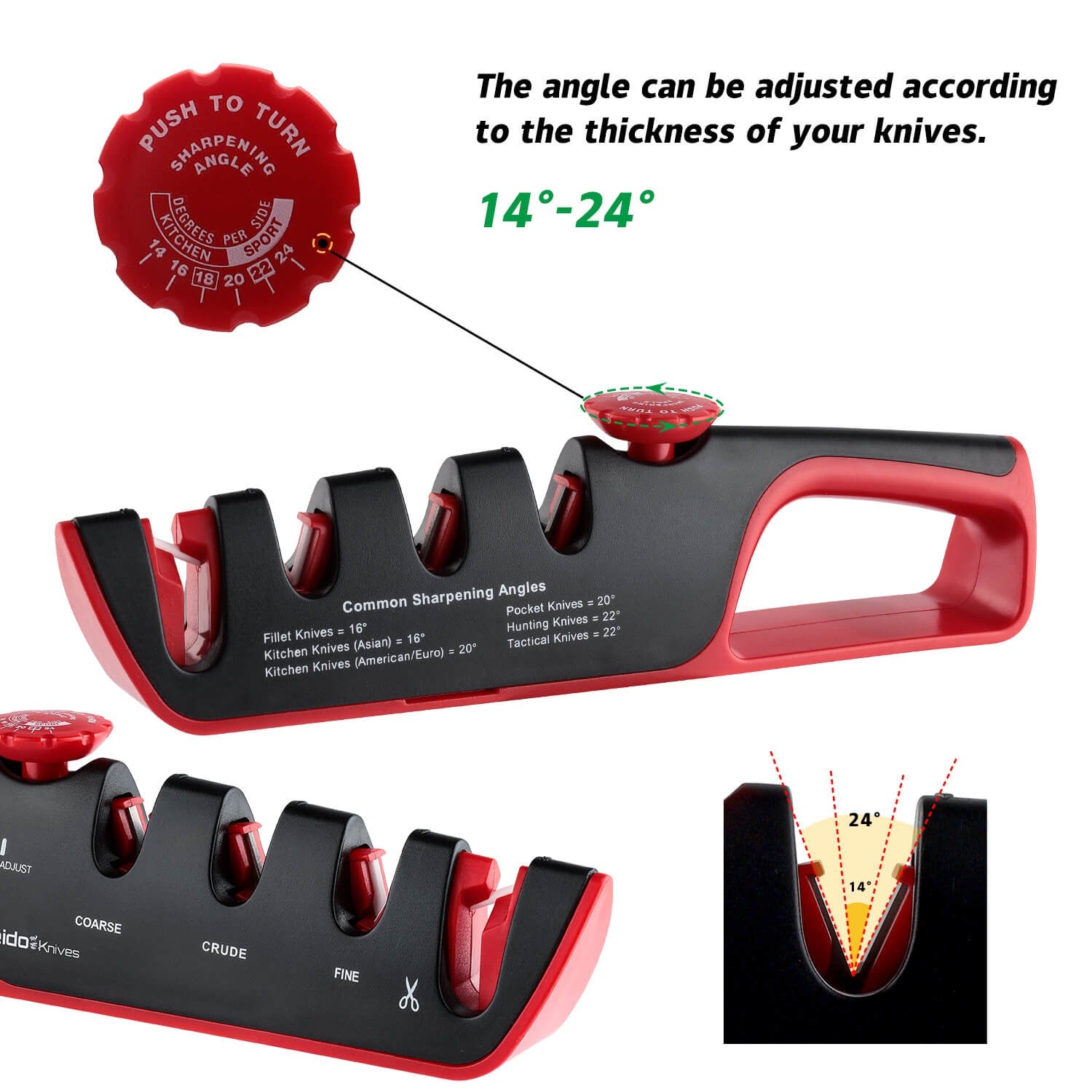 4-Stage Manual Knife Sharpener – product image 4