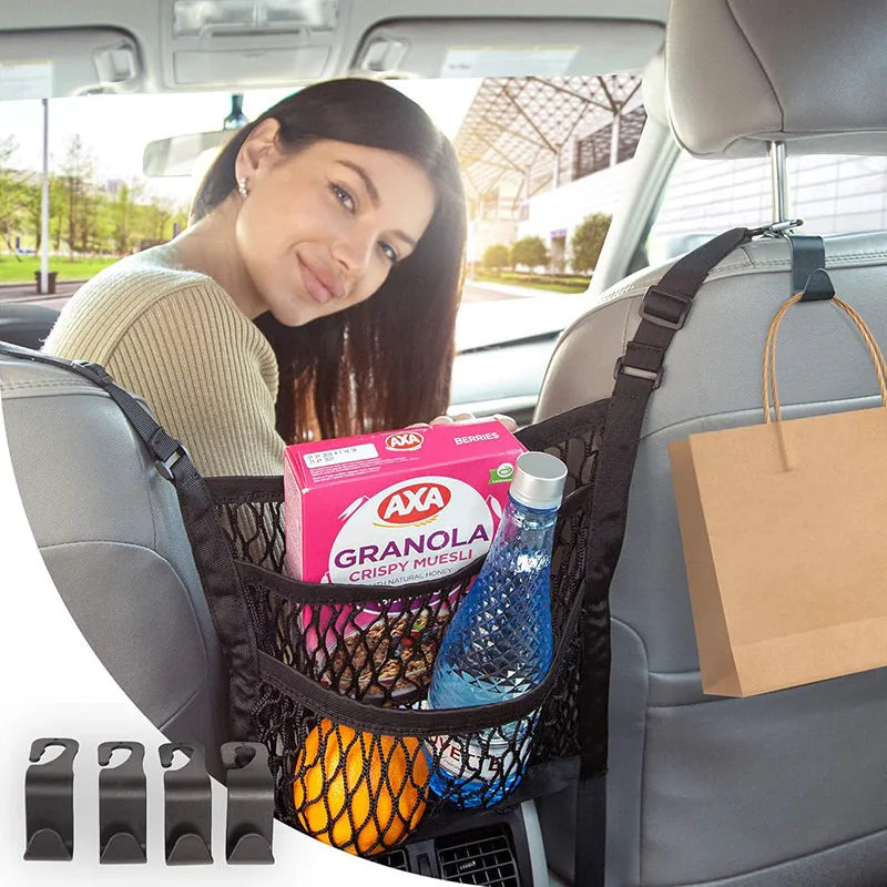Car Seat Storage Net Organizer