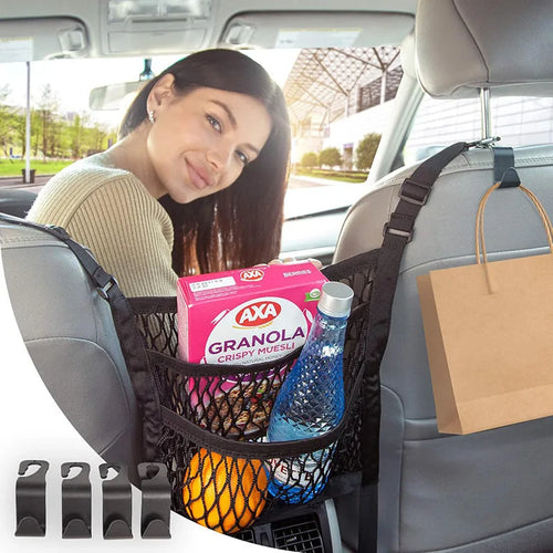 Car Seat Storage Net Organizer