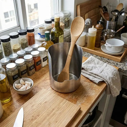 Stainless Steel Spoon and Lid Rest – product image 2