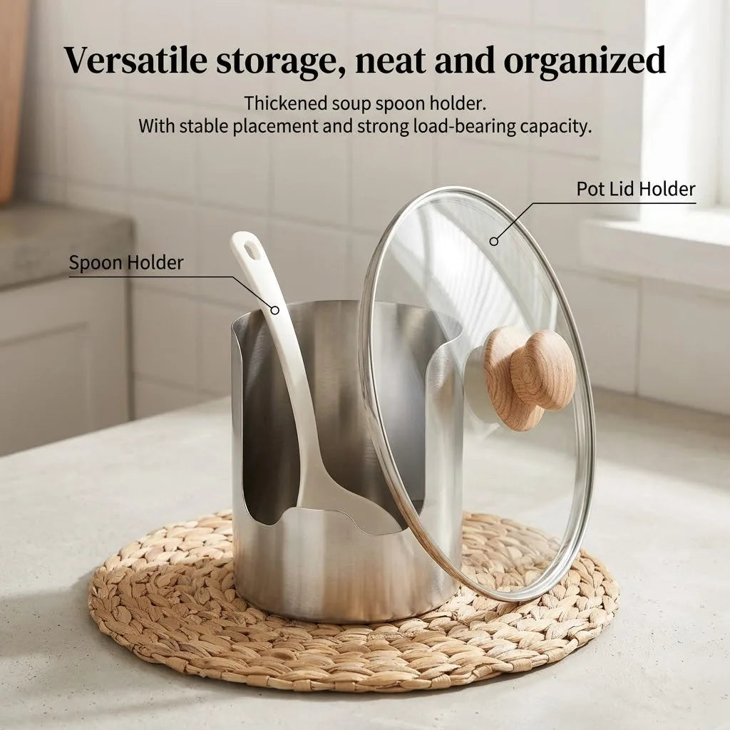 Stainless Steel Spoon and Lid Rest – product image 5