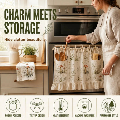 Seasonal Bow Oven Door Cover
