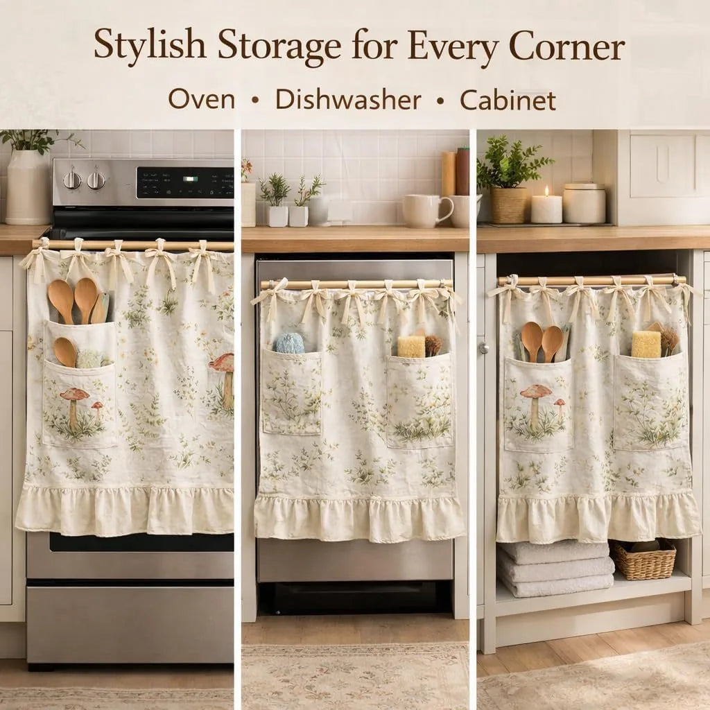 Seasonal Bow Oven Door Cover