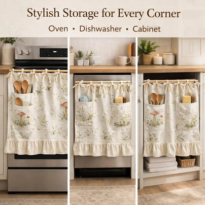 Seasonal Bow Oven Door Cover