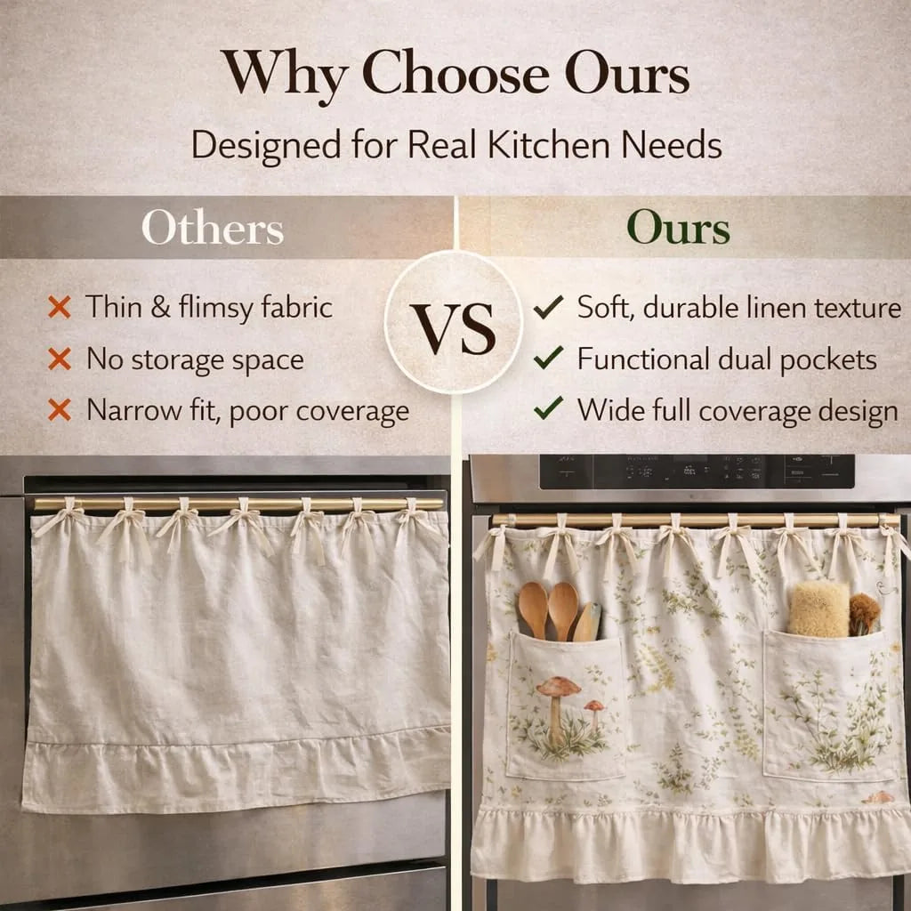 Seasonal Bow Oven Door Cover