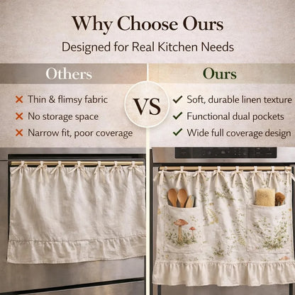 Seasonal Bow Oven Door Cover