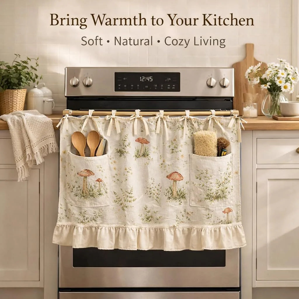 Seasonal Bow Oven Door Cover