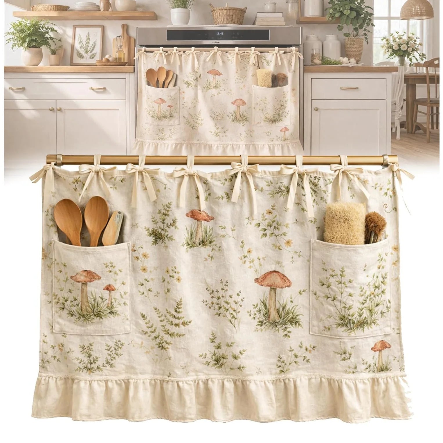 Seasonal Bow Oven Door Cover
