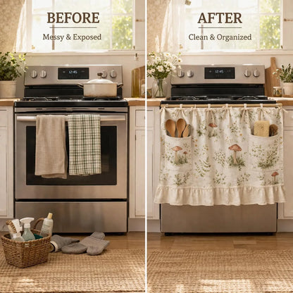 Seasonal Bow Oven Door Cover