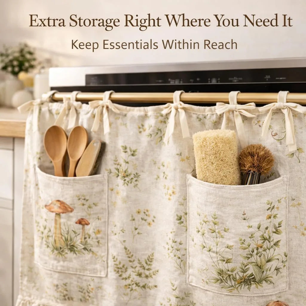 Seasonal Bow Oven Door Cover