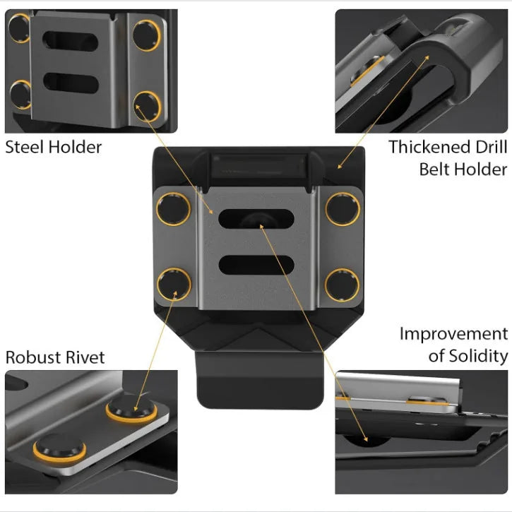 Quick-Access Tool Belt Clips – 2 Pack