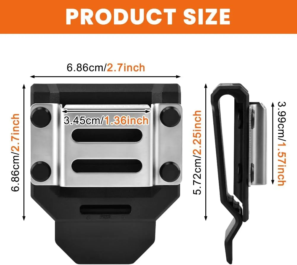 Quick-Access Tool Belt Clips – 2 Pack
