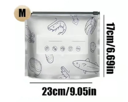 Reusable Zip Food Storage Bags – 20 Pack