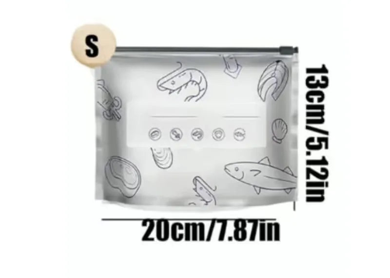 Reusable Zip Food Storage Bags – 20 Pack