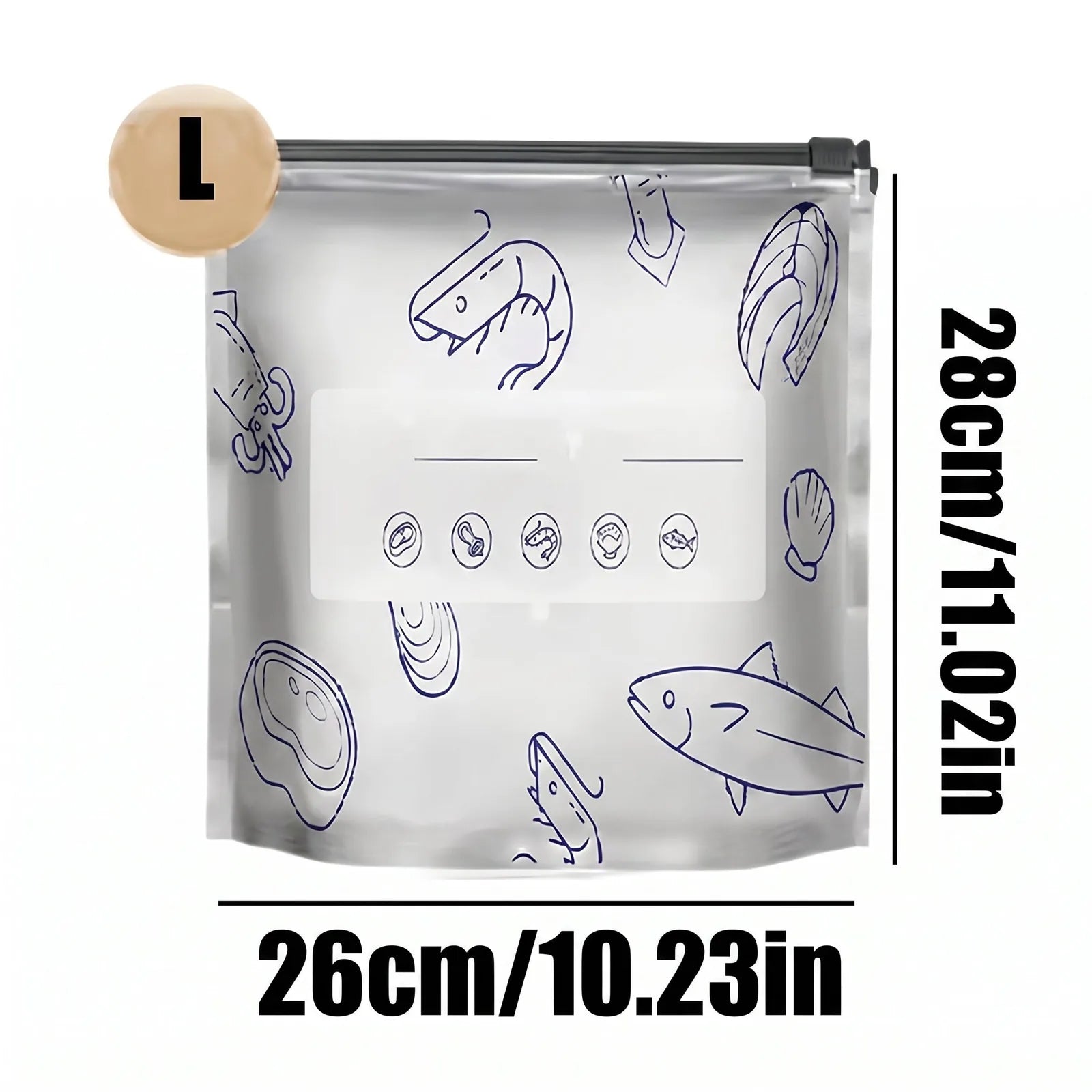 Reusable Zip Food Storage Bags – 20 Pack