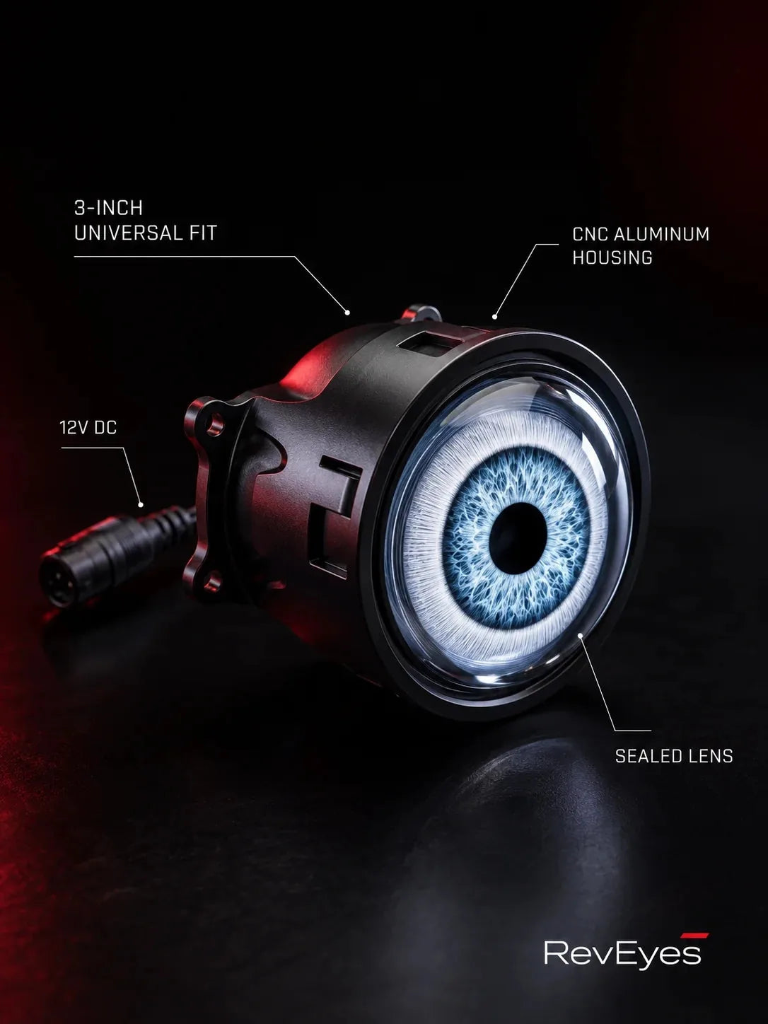 33-Mode Demon Eye LED Headlight Kit