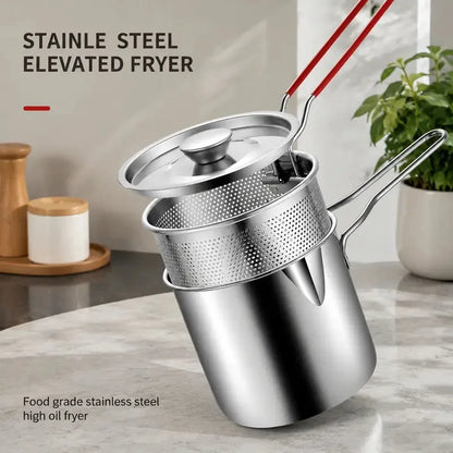 5-Piece Stainless Steel Mini Deep Fryer Set – product image 7