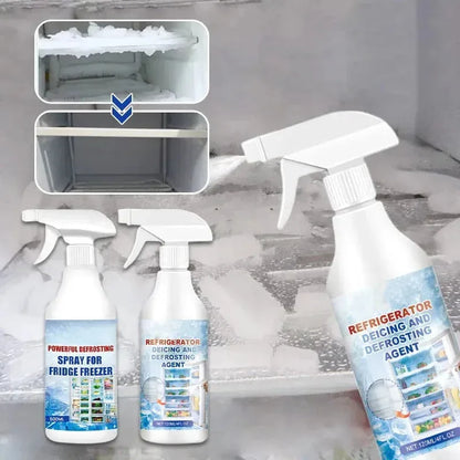 Freezer Defrosting Spray with Scraper – 2 Bottles – product image 1