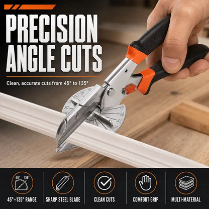 Adjustable Multi-Angle Miter Shears – 45° to 135°