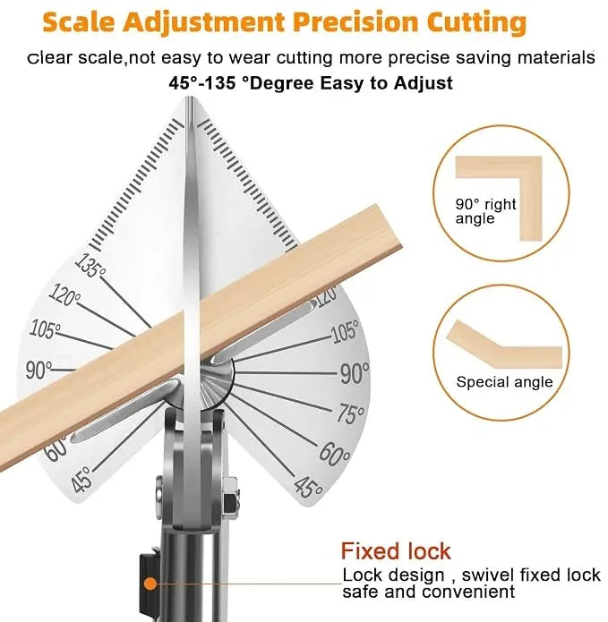 Adjustable Multi-Angle Miter Shears – 45° to 135° – product image 2