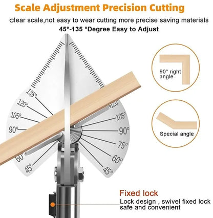 Adjustable Multi-Angle Miter Shears – 45° to 135° – product image 2
