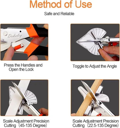 Adjustable Multi-Angle Miter Shears – 45° to 135° – product image 5
