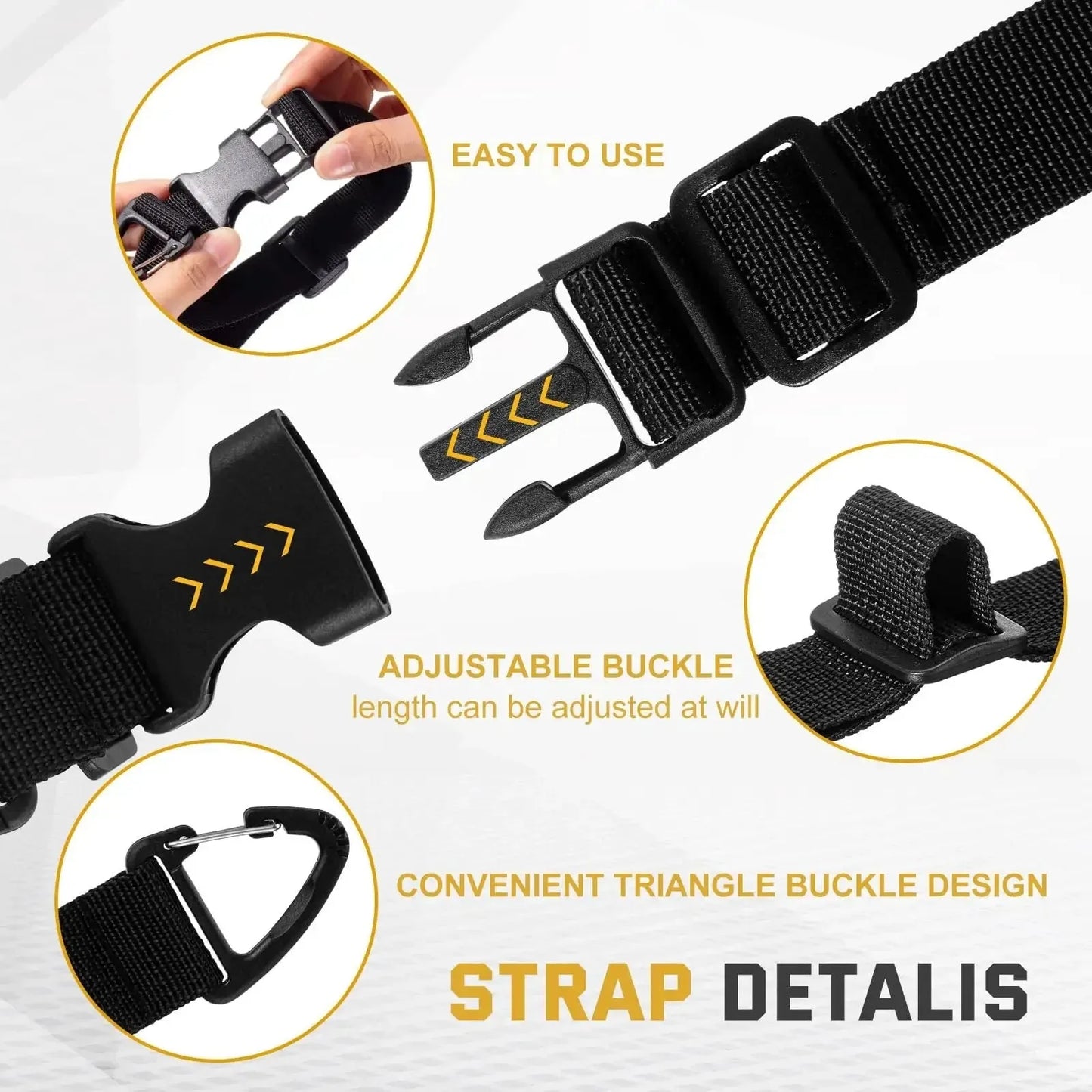 Adjustable Extension Cord Organizer Straps – 8 Pack – product image 3