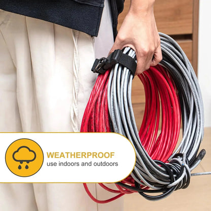 Adjustable Extension Cord Organizer Straps – 8 Pack – product image 4