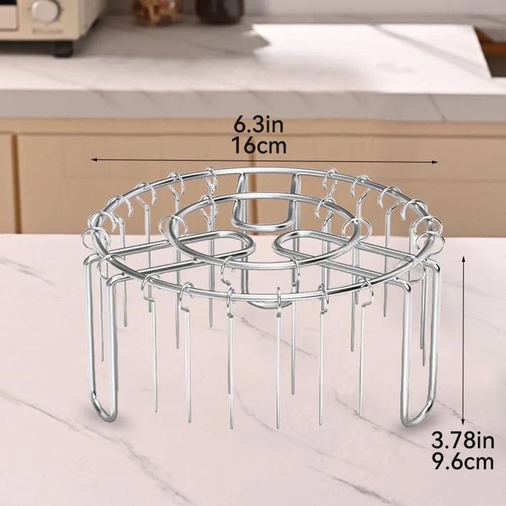 Stainless Steel Vertical Skewer Rack with 48 Skewers