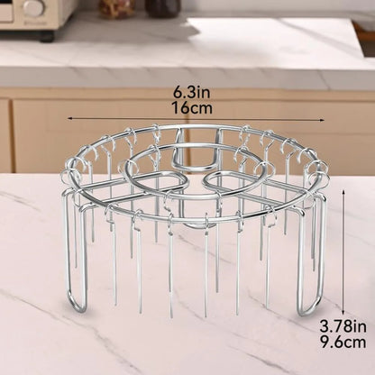 Stainless Steel Vertical Skewer Rack with 48 Skewers