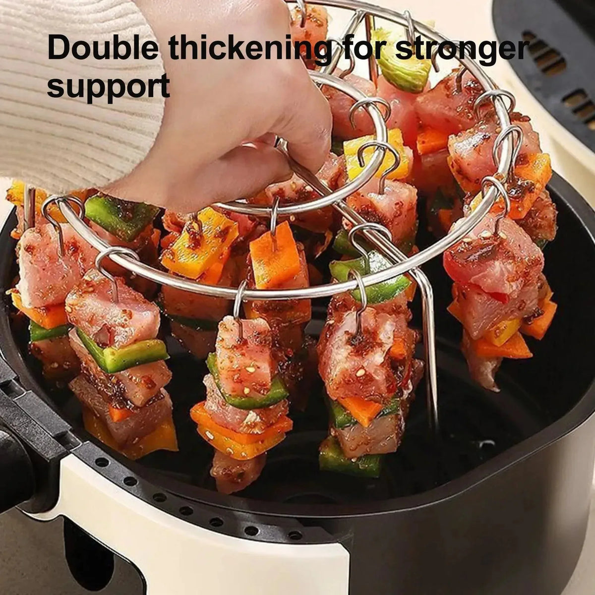 Stainless Steel Vertical Skewer Rack with 48 Skewers – product image 8