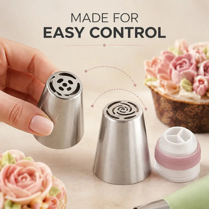 27-Piece Flower Piping Tip Kit – product image 3