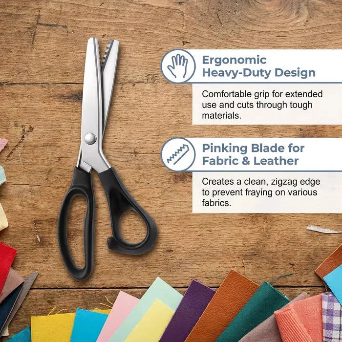 Stainless Steel Zigzag Pinking Shears – product image 2