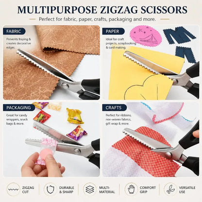 Stainless Steel Zigzag Pinking Shears – product image 8