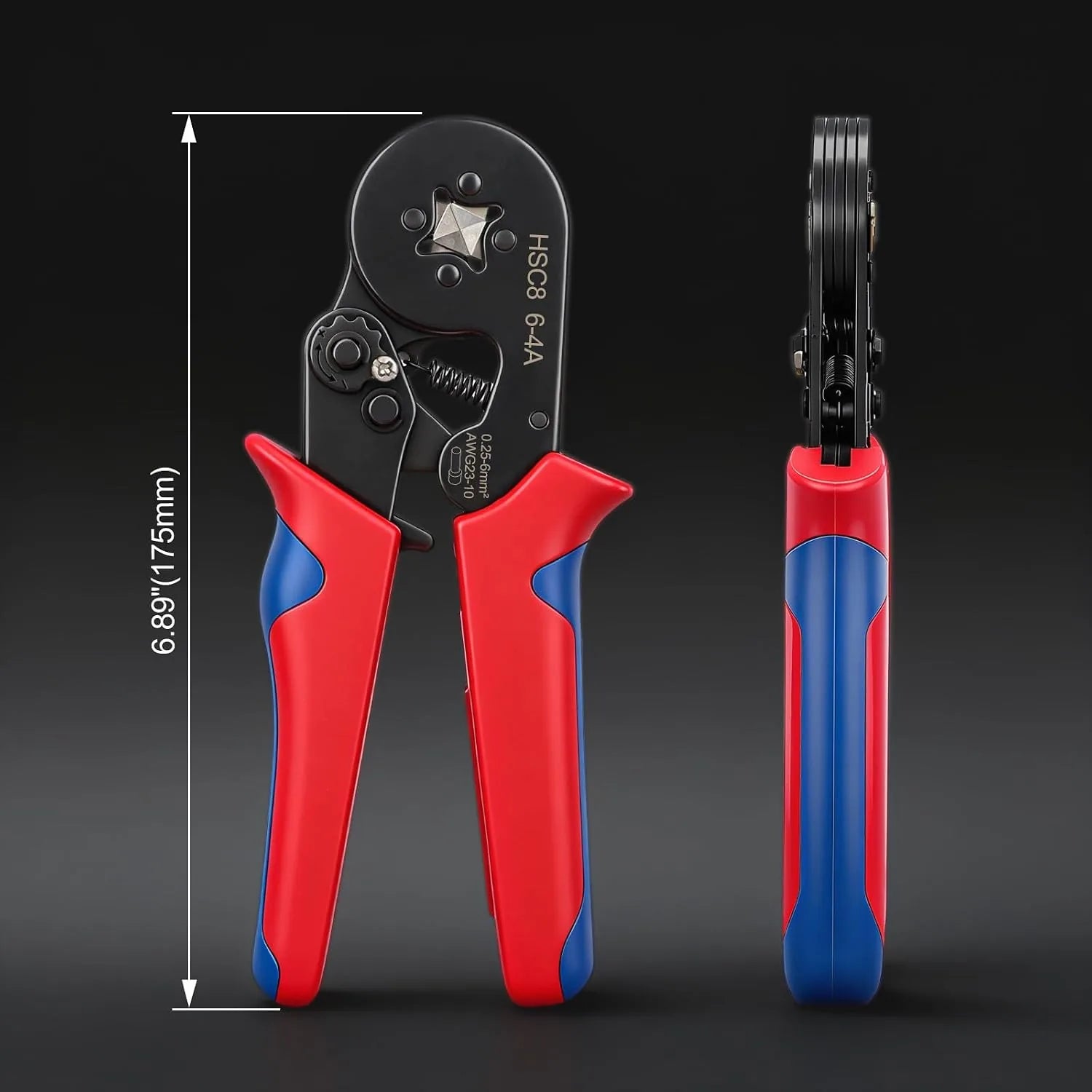 Self-Adjusting Ferrule Crimping Tool Kit with 200 Terminals