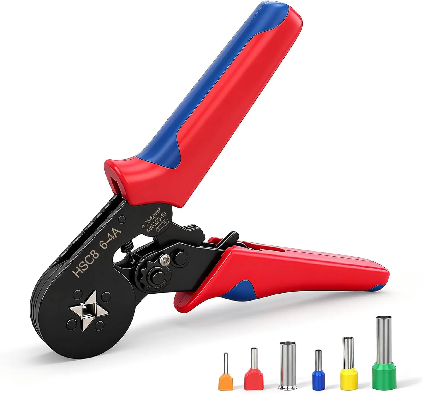 Self-Adjusting Ferrule Crimping Tool Kit with 200 Terminals