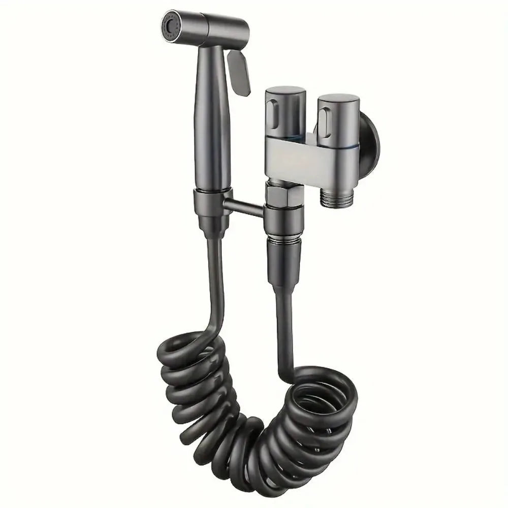 Dual-Control Handheld Bidet Sprayer and Angle Valve Set – product image 2