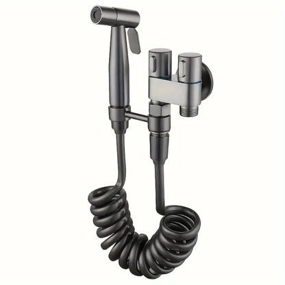 Dual-Control Handheld Bidet Sprayer and Angle Valve Set – product image 2
